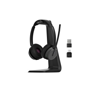 Słuchawka ANC Bluetooth  - Epos IMPACT 1000 MS UC ANC WL USB-C+A Stand